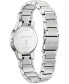 Фото #3 товара Часы Citizen Snow White Silver Tone Stainless Steel 30mm