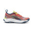 Фото #1 товара Puma Voyage Nitro 3 Running Womens Blue, Grey, Red Sneakers Athletic Shoes 3777