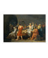 Фото #1 товара David 'The Death Of Socrates' Canvas Art - 19" x 12" x 2"