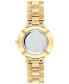 ფოტო #3 პროდუქტის Women's Faceto Swiss Quartz Yellow PVD Bracelet Watch 28mm