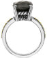 ფოტო #4 პროდუქტის EFFY® Onyx Statement Ring in Sterling Silver & 18k Gold
