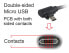 Фото #9 товара Кабель USB 2.0 Gembird CCB-USB2-AMmDM90-6 длиной 1.8 м черного цвета