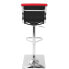 Masters Adjustable Barstool with Swivel in Faux Leather