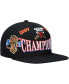 Фото #4 товара Men's Black Chicago Bulls Hardwood Classics 1997 NBA Champions Snapback Hat