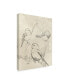 June Erica Vess Vintage Songbird Sketch II Canvas Art - 20" x 25"