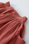 Фото #3 товара Юбка из рельефной ткани с сетчатыми карманами ZARA