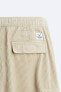 Corduroy cargo trousers