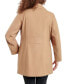 Фото #2 товара Women's Plus Size Single-Breasted Notched-Collar Peacoat, Created for Macy's