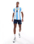 adidas Football Argentina 24 Messi Home jersey in white and blue