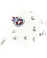 ფოტო #1 პროდუქტის Men's and Women's White Tennessee Titans Confetti Clean Up Adjustable Hat
