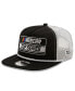 Фото #1 товара Men's Black, White Nascar Golfer Snapback Adjustable Hat