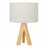 Фото #1 товара Настольная лампа EDM 32160 Деревянный Ткань 18 x 18 x 30 cm E27