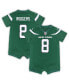 ფოტო #1 პროდუქტის Newborn and Infant Boys and Girls Aaron Rodgers Green New York Jets Game Romper Jersey