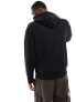 Calvin Klein nano logo cotton modal hoodie in black