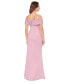 ფოტო #3 პროდუქტის Petite Beaded Off-The-Shoulder Gown