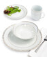 Фото #2 товара Gold Serif 32-Piece Dinnerware Set, Service For 8