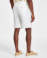 ფოტო #4 პროდუქტის Men's Regular-Fit Pleated 9" Linen Shorts, Created for Macy's