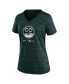 Women's Green Colorado Rockies Authentic Collection City Connect Velocity Performance V-Neck T-shirt