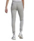 Спортивный женский брюки adidas 3-Stripe Cotton Fleece Sweatpant Jogger средне-серый вереск/белый, XS - фото #2