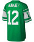 Фото #4 товара Men's Big and Tall Joe Namath Kelly Green New York Jets Legacy Replica Jersey