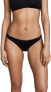 Skin 173044 Womens The Jordan Cheeky Bikini Bottom Swimwear Black Size Medium