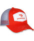 Фото #3 товара Men's Orange, Gray Bubba Wallace DoorDash Vintage-Like Patch Snapback Adjustable Hat