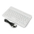 Wireless keyboard - white 7" - Bluetooth 3.0