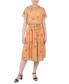 ფოტო #1 პროდუქტის Petite Short Sleeve Smocked Waist Dress