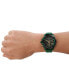 Фото #4 товара Часы Diesel Griffed Green Leather Watch