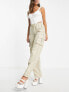 Rebellious Fashion cargo trousers in stone