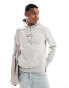 Фото #1 товара Polo Ralph Lauren central script logo double knit hoodie in grey marl