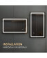 Фото #5 товара LED Mirror For Bathroom With Lights, Dimmable, Anti-Fog, Lighted Bathroom Mirror With Smart
