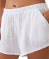 ფოტო #3 პროდუქტის Women's Side-Pocket Pull-On Cover-Up Shorts
