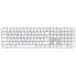 Фото #1 товара Apple Magic Keyboard mit Touch ID und Ziffernblock"Silber/Weiß Englisch (USA) Kabellos