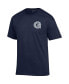 Фото #3 товара Men's Navy Georgetown Hoyas Stack 2-Hit T-shirt
