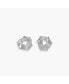 ფოტო #1 პროდუქტის Sanctuary Project by Geo Textured Knot Stud Earring Silver