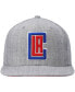 Фото #3 товара Men's Heathered Gray LA Clippers 2.0 Snapback Hat