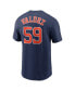 Фото #2 товара Men's Framber Valdez Navy Houston Astros Player Name and Number T-shirt