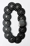 STUDDED LEATHER CIRCLE BELT