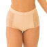 Plus Size Nude Shade Smooth High Waisted Brief Panty