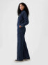 Denim Cargo Jumpsuit