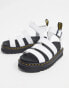 Dr Martens Blaire sandals in white