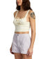 ფოტო #5 პროდუქტის Juniors' Daylight Cotton High-Rise Zip-Fly Shorts