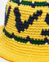 Фото #3 товара Aape By A Bathing Ape knitted bucket hat in yellow