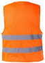 Фото #2 товара Камуфляжная жилетка с сеткой и отражающими полосками оранжевая M (L4130602) LAHTI PRO