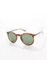 Фото #2 товара Jack & Jones round sunglasses in tortoiseshell