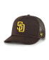 Фото #1 товара Men's Brown San Diego Padres Foamo Trucker Snapback Hat