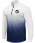 Фото #2 товара Men's Navy Georgetown Hoyas Magic Team Logo Quarter-Zip Jacket