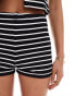 Фото #5 товара ASOS DESIGN stripe micro shorts co ord