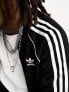 adidas Originals adicolor track top in black and white